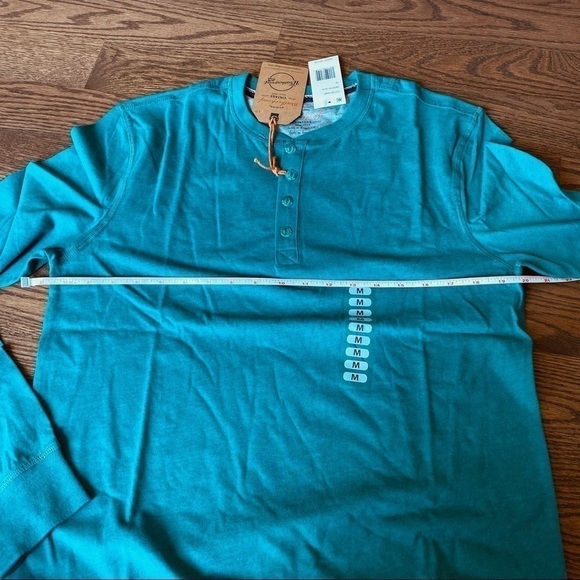 NWT Weatherproof North Sea button up Henley size medium - Picture 7 of 8